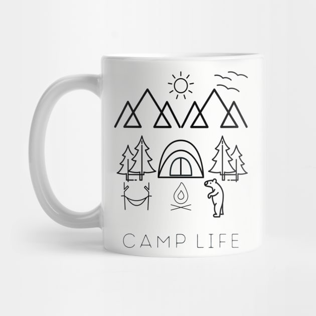 Camp Life - Dark by TeeTrafik